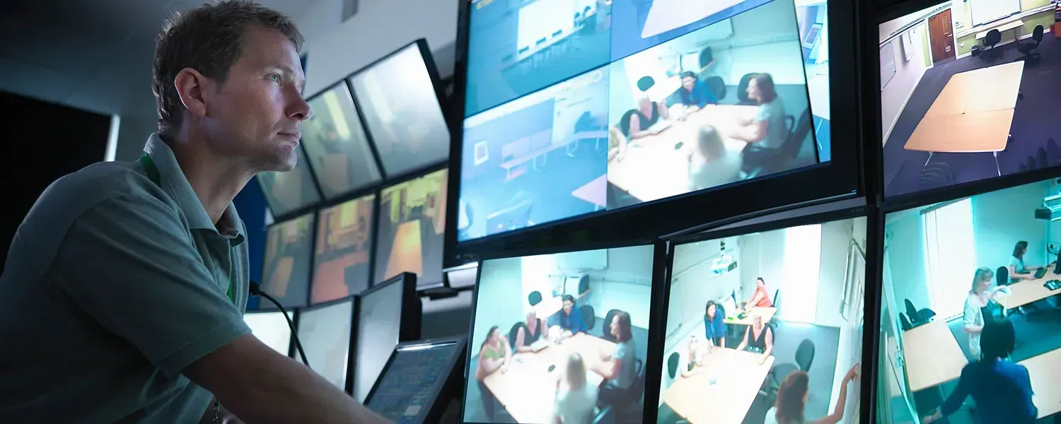 Security operations control room